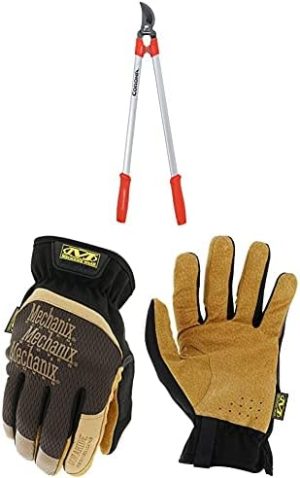 Kézi metszőollók | Sl 3264 Comfortgel Bypass Ágvágó, 30-Inch, Standard Fogantyú + Mechanix Wear Lff-75-010: Durahide Fastfit Bőr Munkakesztyű (Nagy, Barna/Fekete) Kézi metszőollók Kézi metszőollók